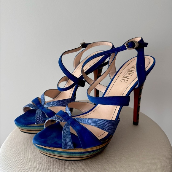 Cerere Blue heels - Picture 1 of 5